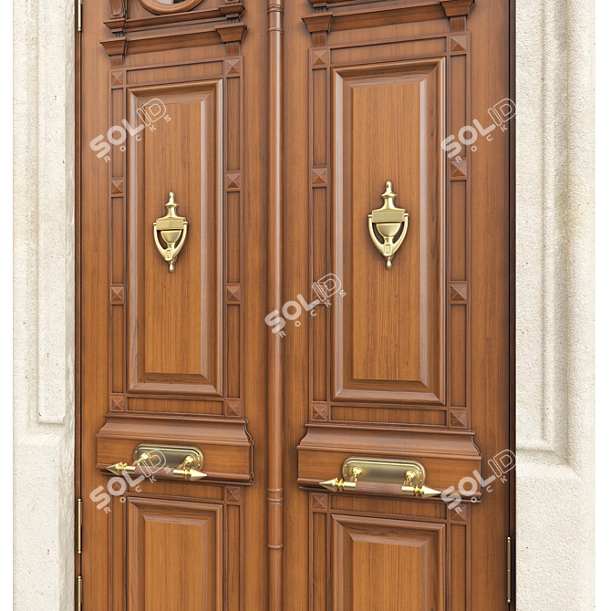 Classic Door 3D Max Model 3D model image 3