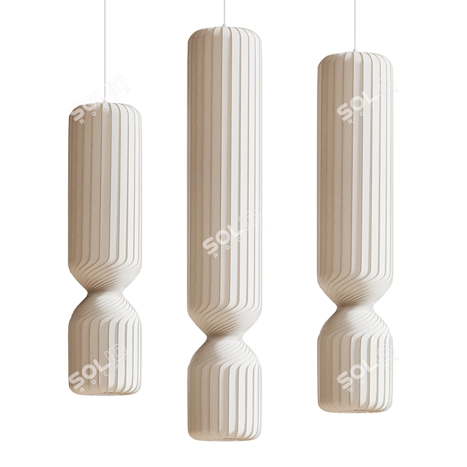 Glass Pendant Light TR41 3D model image 5