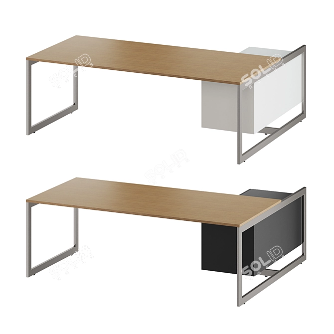 Vektor Executive Desk by FORMA5 3D model image 3