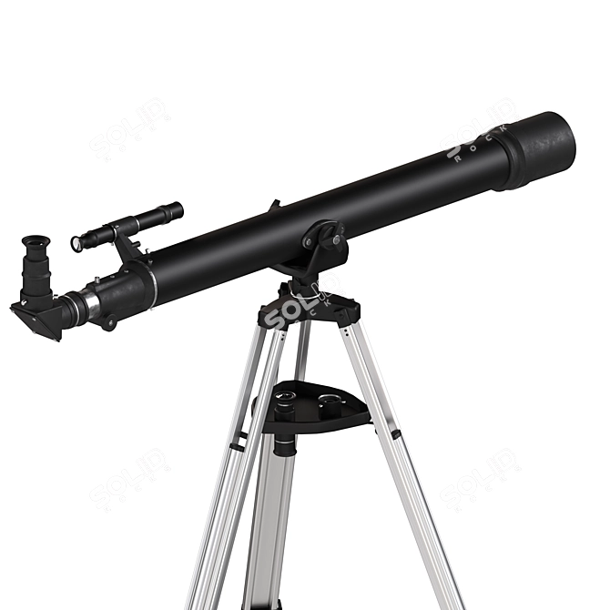 Celestron PowerSeeker 50AZ Telescope 3D model image 4