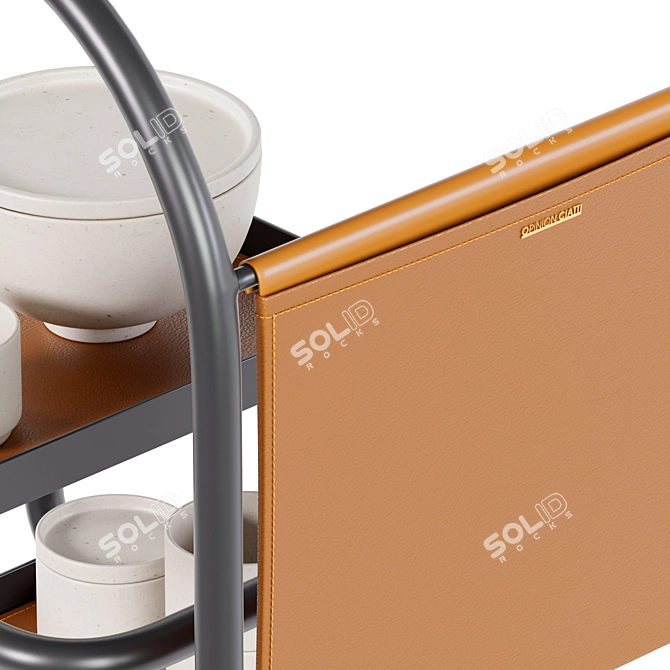 Elegant Kitchen Accessories Zenzero 3D model image 5