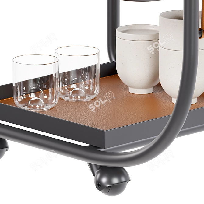 Elegant Kitchen Accessories Zenzero 3D model image 6