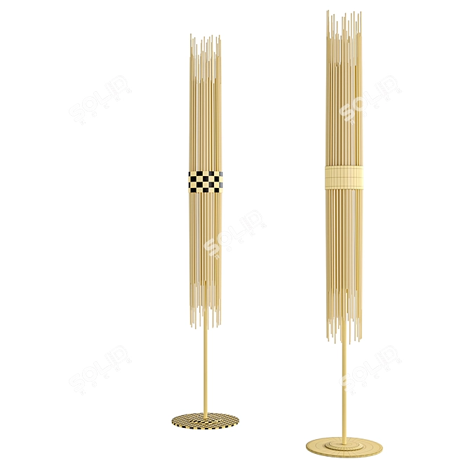 Sleek Design Floor Lamp – 2 Colors 3D model image 4