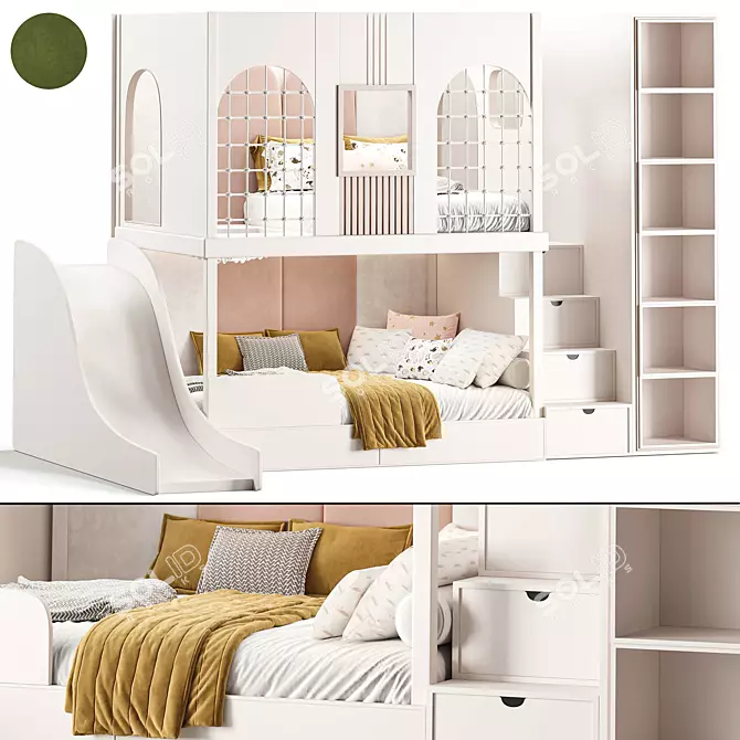 Kids Room Design Interior 2015 3D model image 1