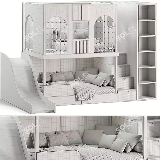 Kids Room Design Interior 2015 3D model image 7