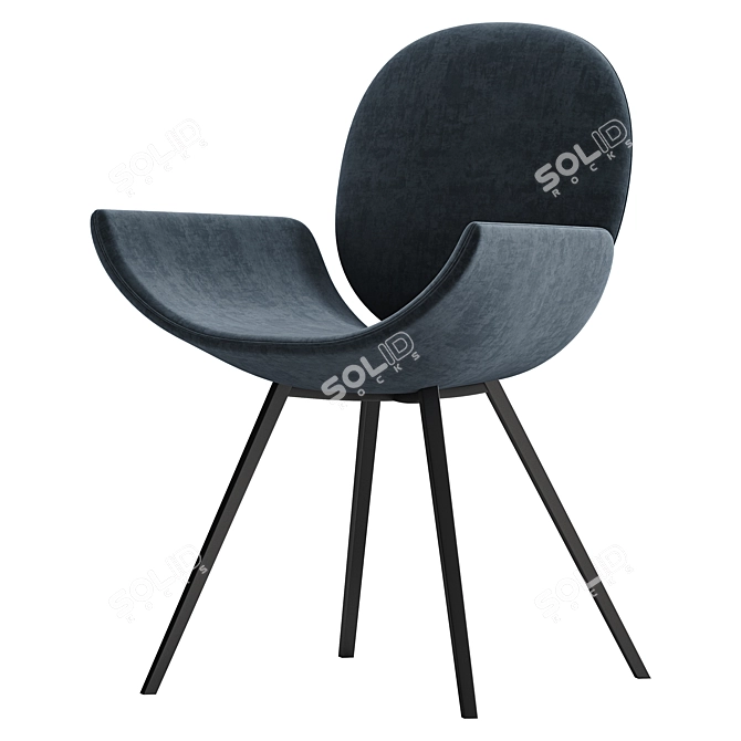 Youpi Metal Rocking Chair, Bonaldo 3D model image 4