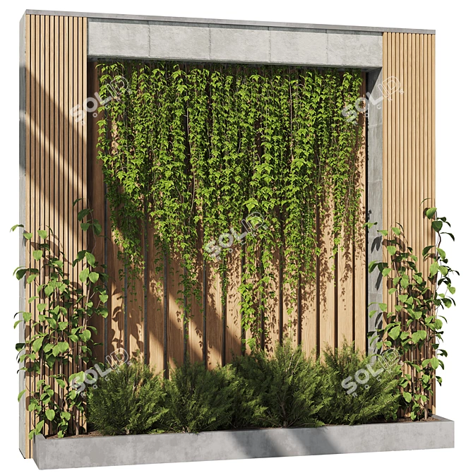  Versatile Ivy & Bush Plants 3D model image 2