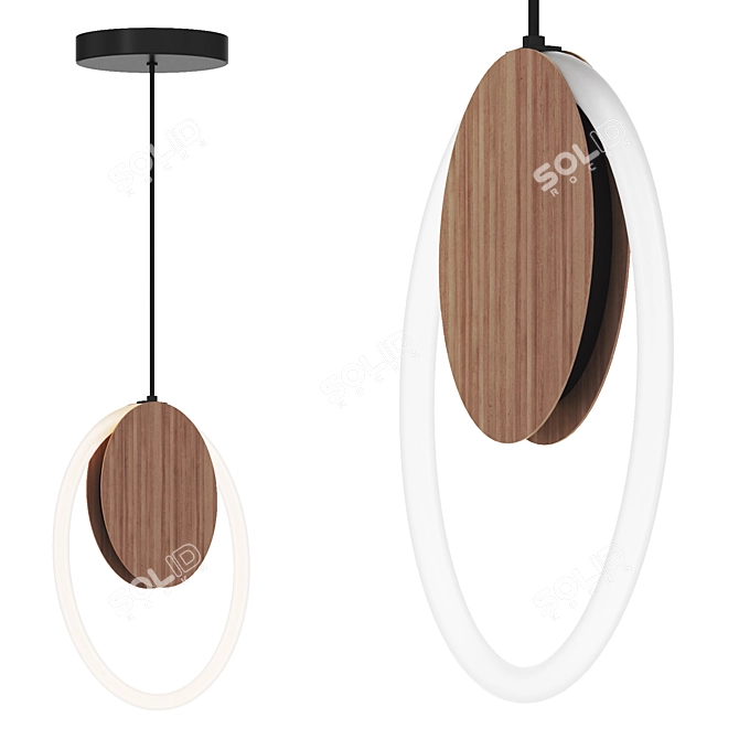 Nordlux Modern Glass Pendant Light 3D model image 2