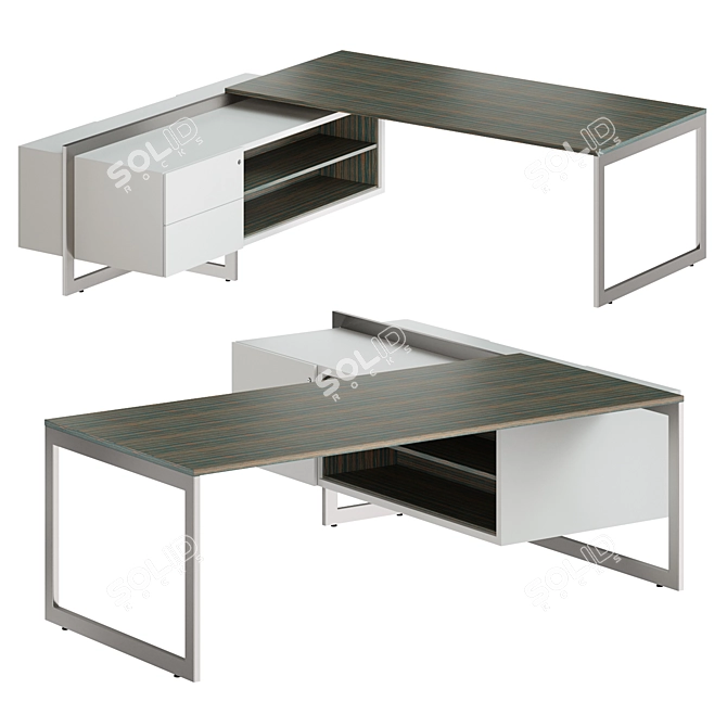  Vektor Executive Desk by FORMA5 3D model image 2