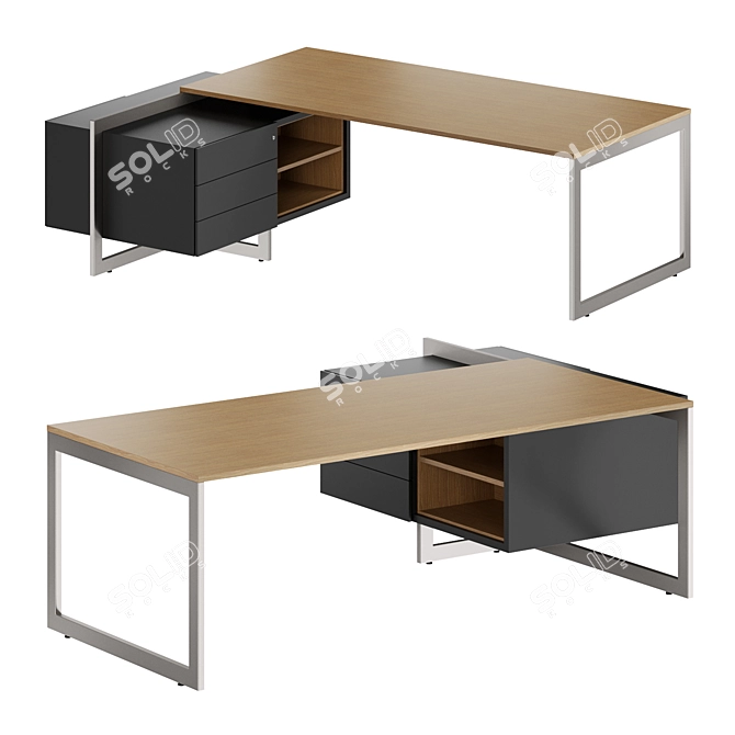 Title: Vektor Executive Desk by FORMA5 3D model image 1