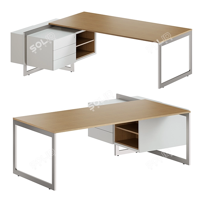 Title: Vektor Executive Desk by FORMA5 3D model image 2