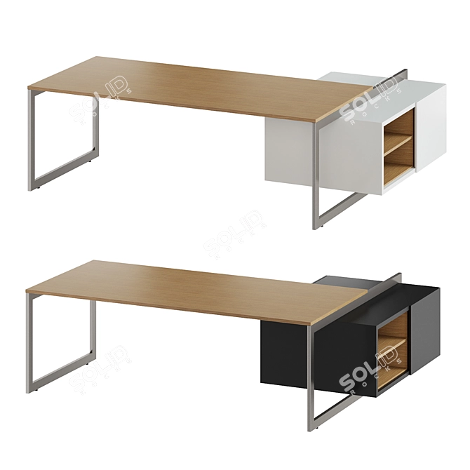 Title: Vektor Executive Desk by FORMA5 3D model image 3