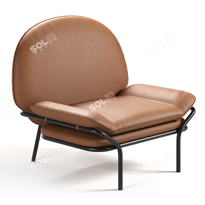 Modern Armchair 3D Model Download 3D model image 2