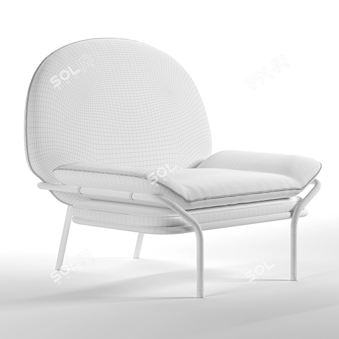 Modern Armchair 3D Model Download 3D model image 4