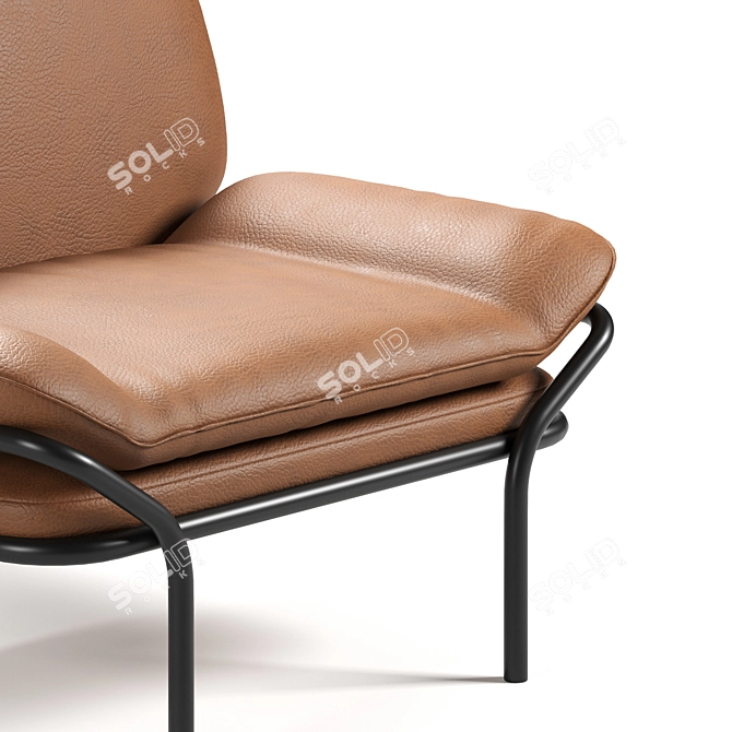 Modern Armchair 3D Model Download 3D model image 6