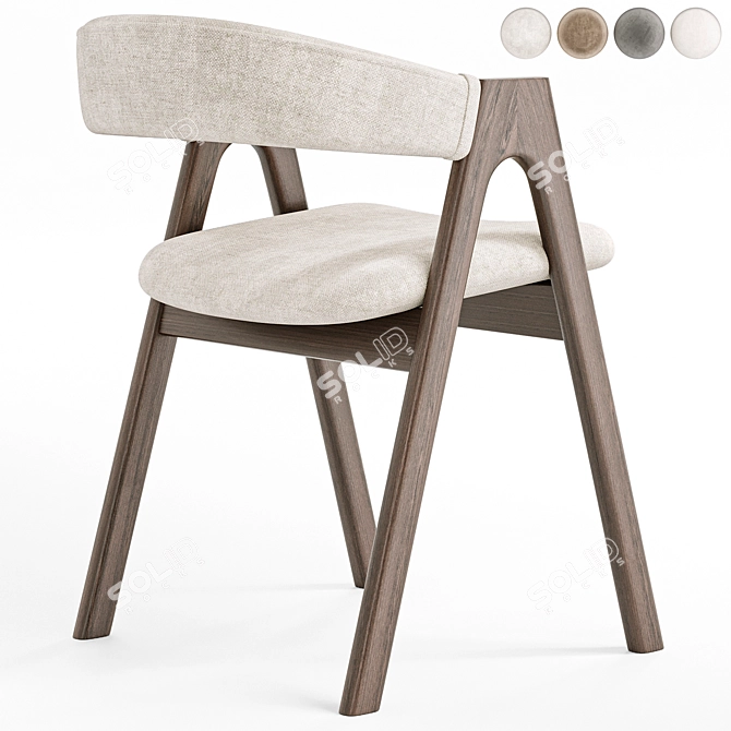 Dublin Chair by Deephouse 3D model image 3