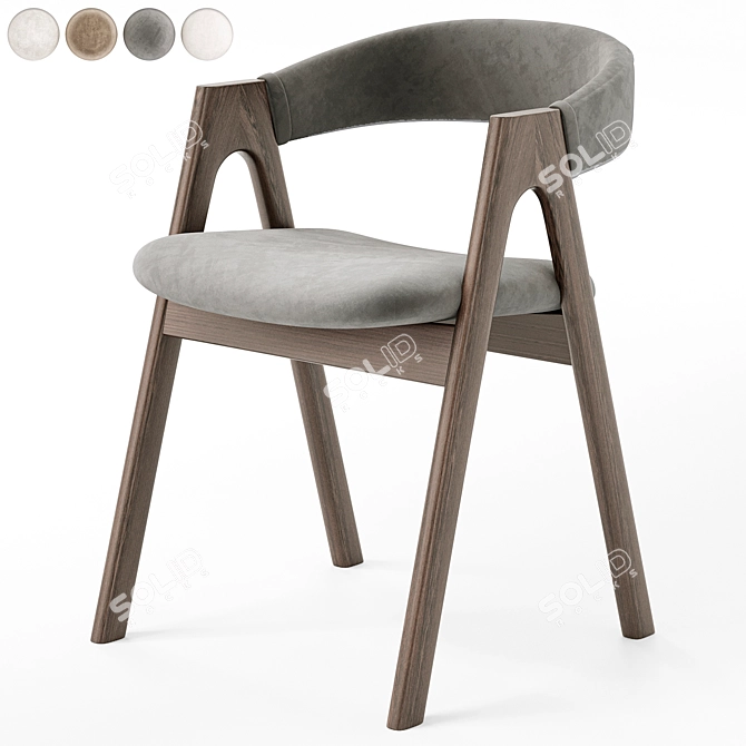 Dublin Chair by Deephouse 3D model image 5