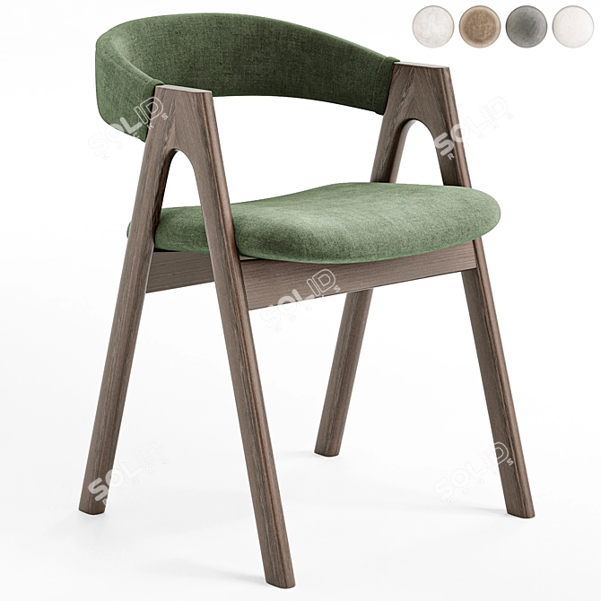 Dublin Chair by Deephouse 3D model image 6