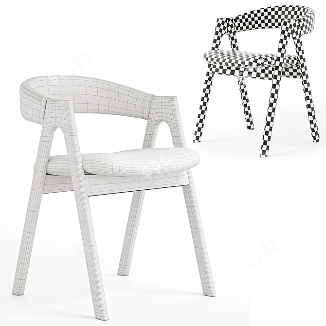 Dublin Chair by Deephouse 3D model image 7