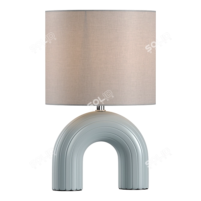 Title: Sleek Arch Table Lamp 3D model image 1