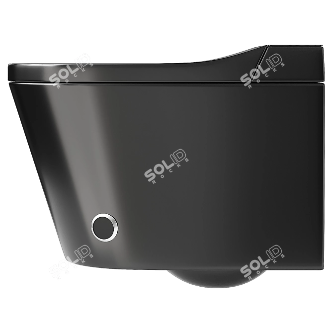 Smart Wall Mounted Toilet System 3D model image 4