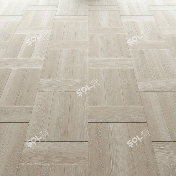 Modular Ebony and Co Parquet 3D model image 2