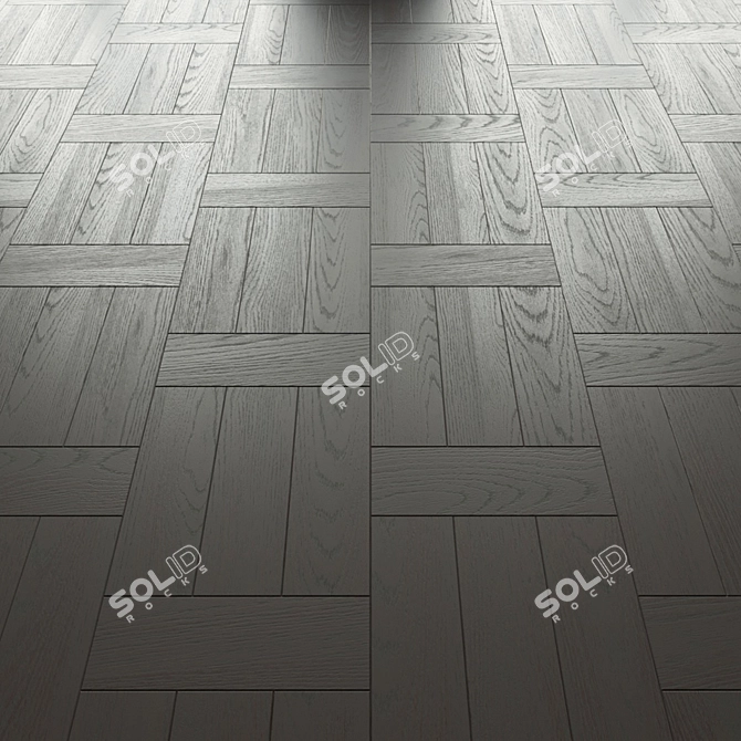 Modular Ebony and Co Parquet 3D model image 4