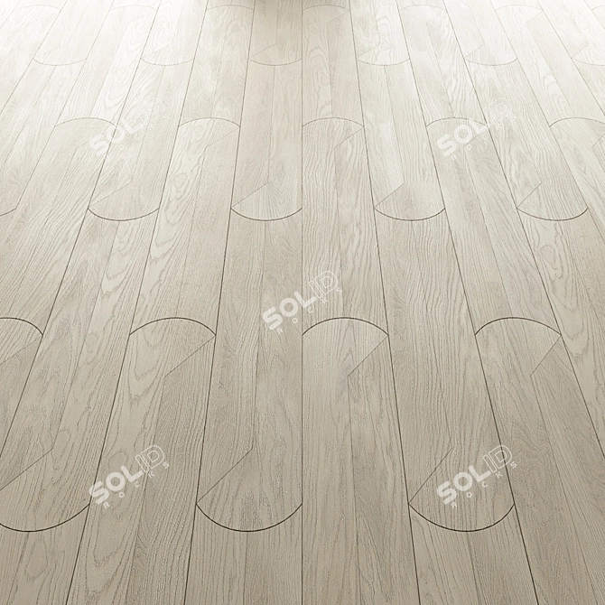 Modular Oak Parquet, Layout Options 3D model image 4