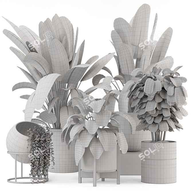  Ferm Living Bau Pot Set 3D model image 7