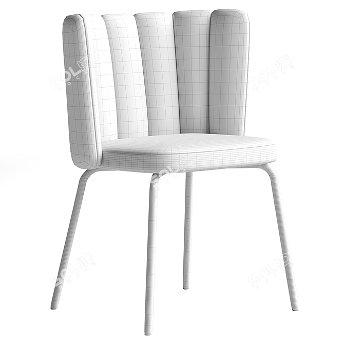 Elegant Modern Chair Aniela 3D model image 6