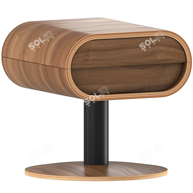 Modern White Side Table by Modnodesign 3D model image 1