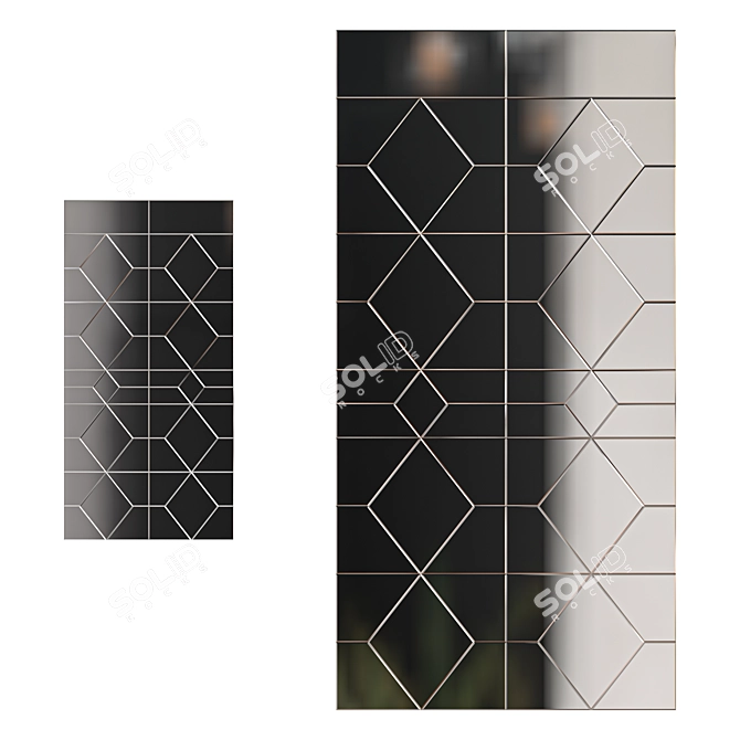 Mirrors Panel Collection | 3D Max Corona_GF 3D model image 5