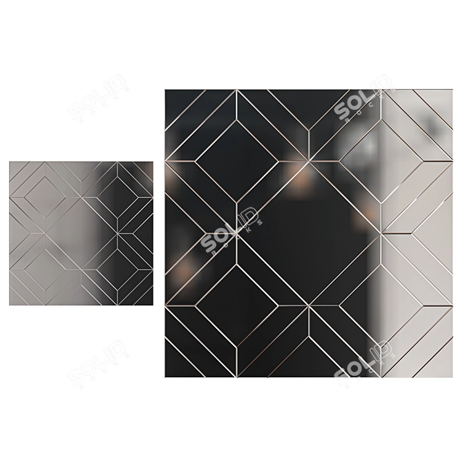 Mirrors Panel Collection | 3D Max Corona_GF 3D model image 6