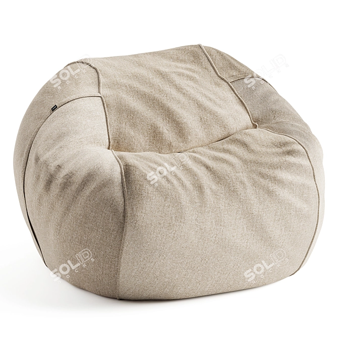 Vetsak Beanbag Large Canvas Sand 3D model image 1