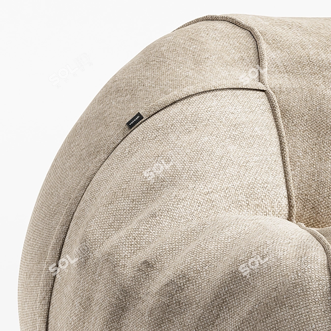 Vetsak Beanbag Large Canvas Sand 3D model image 5