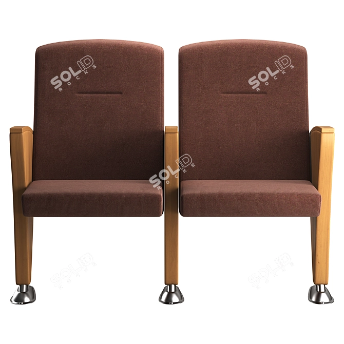 Eidos Side Evo Auditorium Armchair 3D model image 5