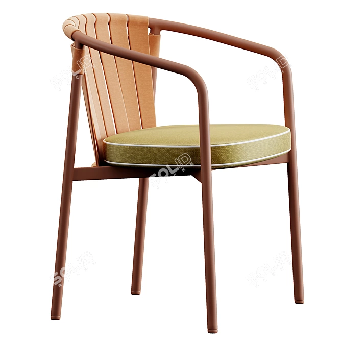 Modern Dining Chair 3D model 3D model image 1