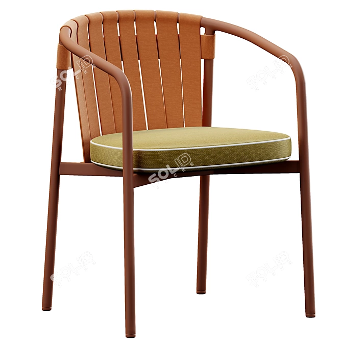 Modern Dining Chair 3D model 3D model image 2