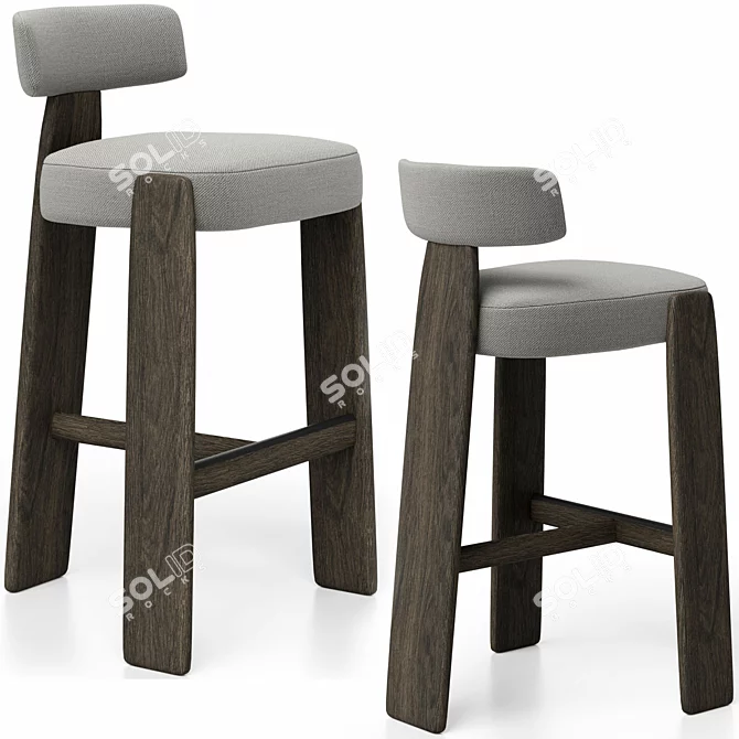 Oru Chair and Table Set 3D model image 4