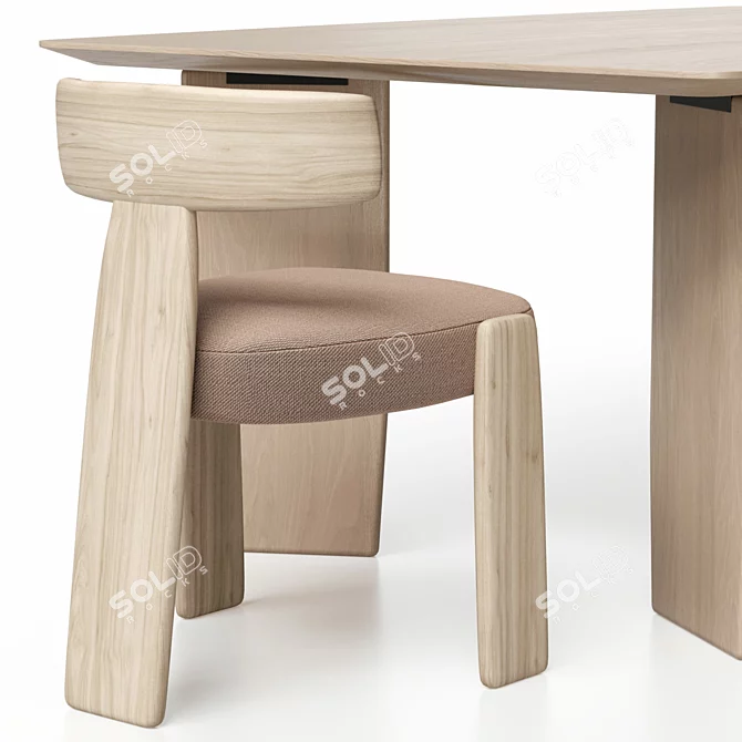 Oru Chair and Table Set 3D model image 13