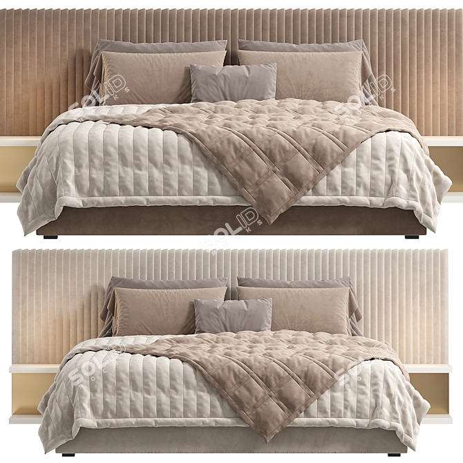  SLEEK MINNESOTA BED DESIGN 3D model image 3