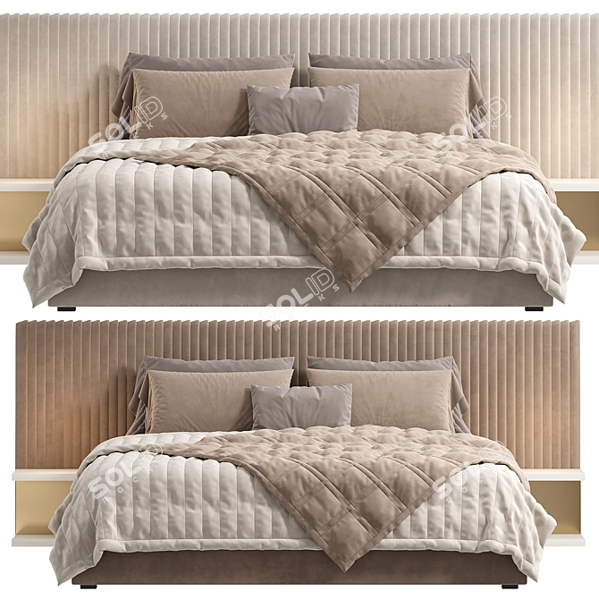  SLEEK MINNESOTA BED DESIGN 3D model image 4