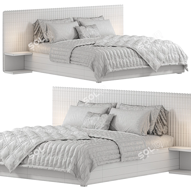  SLEEK MINNESOTA BED DESIGN 3D model image 6
