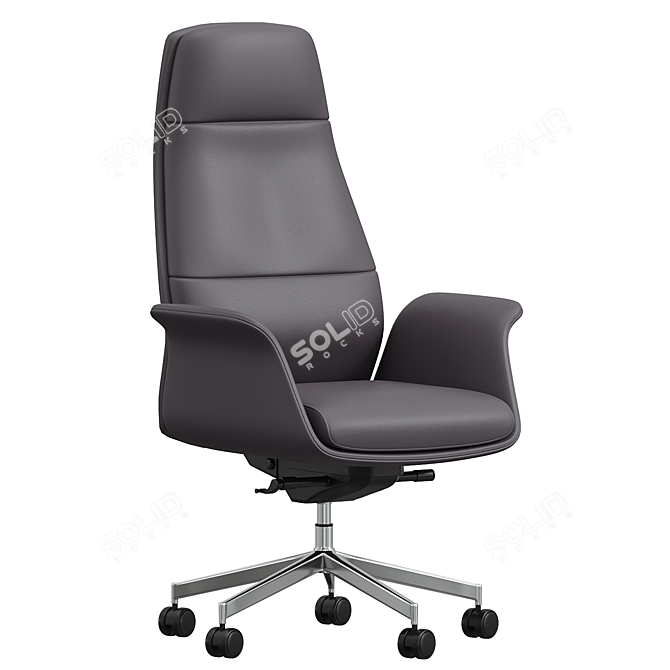 Luxury Cocoon Executive Armchair 3D model image 1