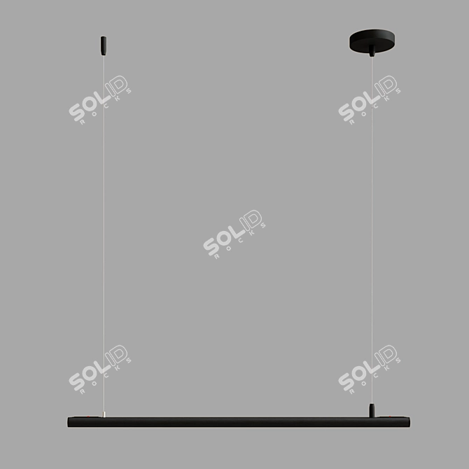 Et2 Continuum Linear Pendant Light 3D model image 3