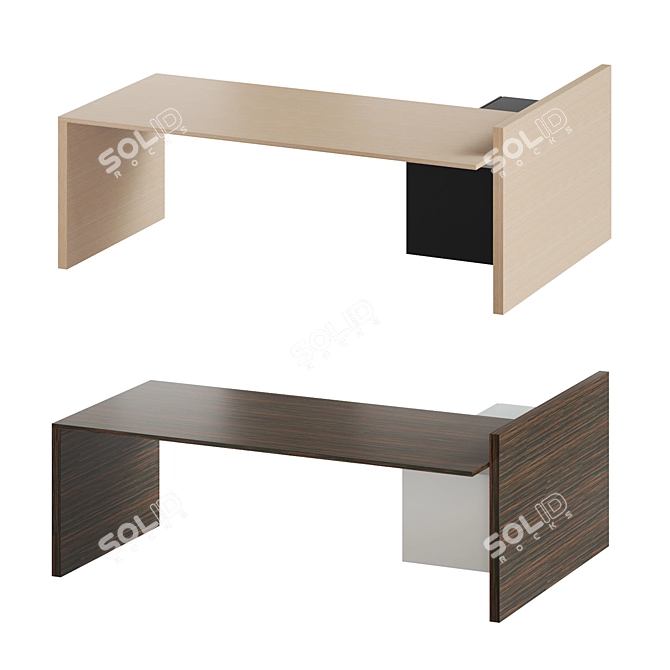 Forma5 Vektor Executive Desk 3D model image 3