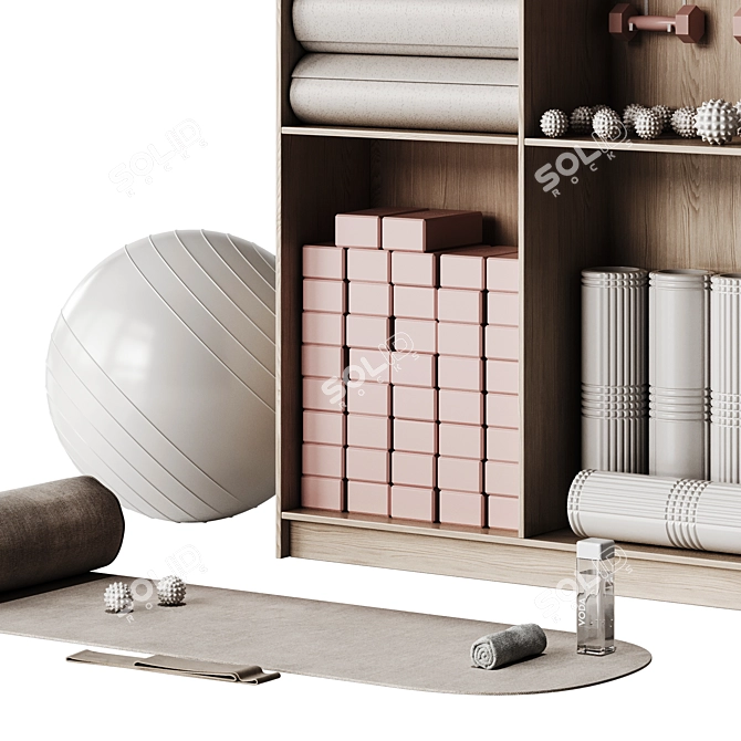 Yoga Set 3D Max Models 3D model image 2