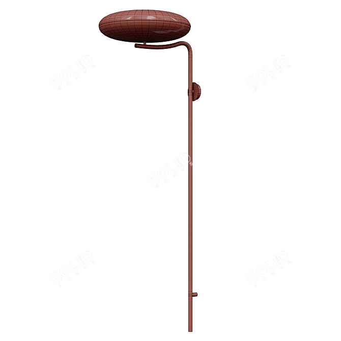 Sleek Model 2065 Wall Lamp 3D model image 3