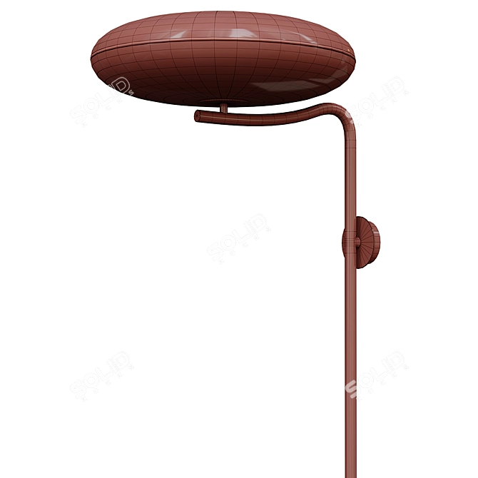 Sleek Model 2065 Wall Lamp 3D model image 4