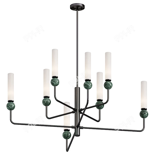 STANLEY Modern Chandelier Fixture 3D model image 2